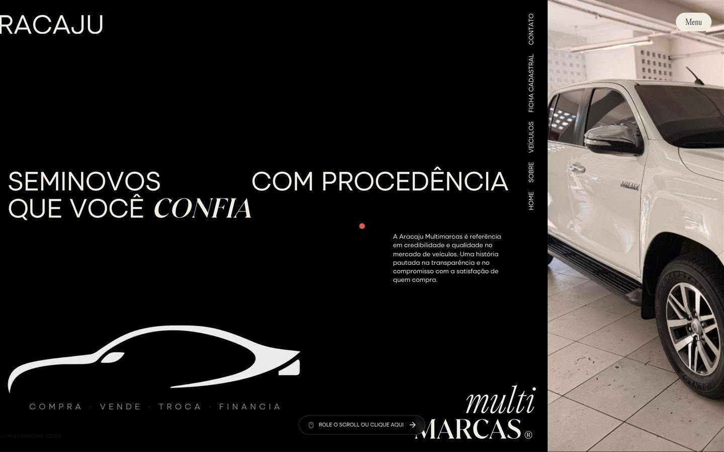 Aracaju Multimarcas website