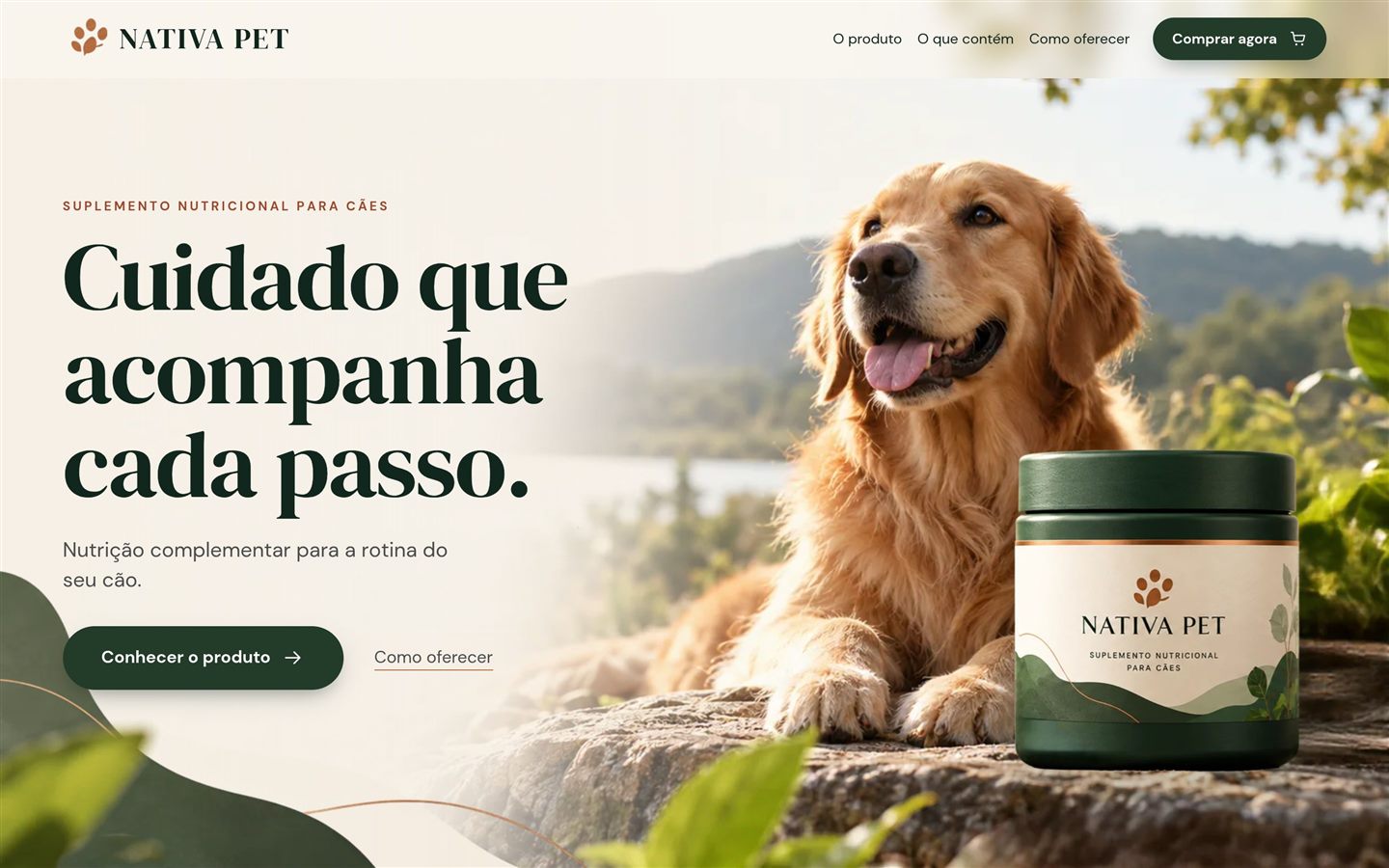 Nativa Pet product page