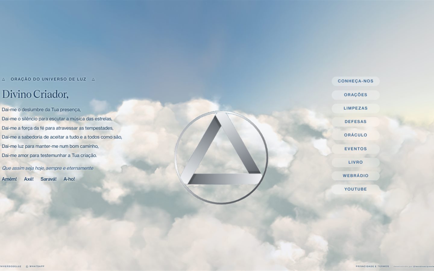 Grupo Universo de Luz website